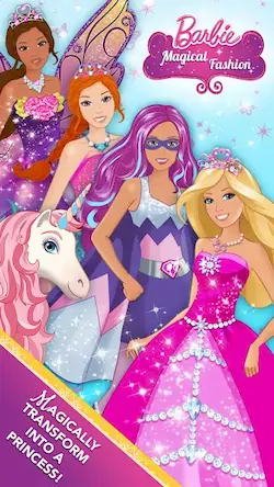 Скачать Barbie Magical Fashion [Взлом Бесконечные деньги и МОД Меню] версия 0.6.6 на Андроид