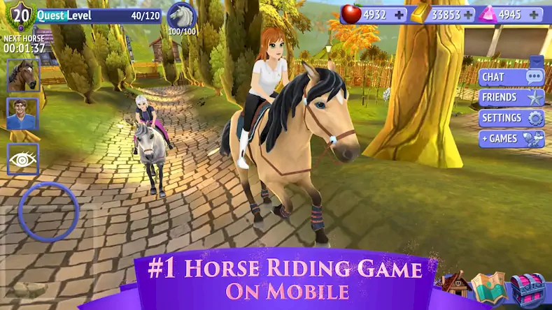 Скачать Horse Riding Tales - Wild Pony [Взлом на монеты и МОД Меню] версия 0.9.9 на Андроид