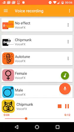 Скачать VoiceFX - Voice Changer with v [Взлом Много монет и МОД Меню] версия 2.3.2 на Андроид