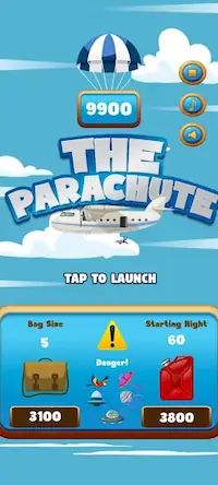 Скачать The Parachute [Взлом Бесконечные деньги и МОД Меню] версия 0.4.2 на Андроид