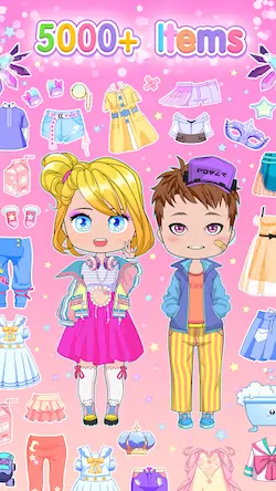 Скачать Chibi Doll Dress Up Games [Взлом Много монет и МОД Меню] версия 1.7.6 на Андроид