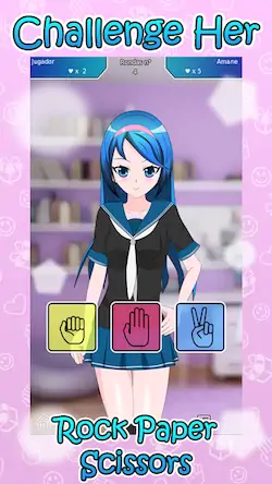Скачать Rock Paper Scissors Sexy Anime [Взлом на деньги и МОД Меню] версия 1.5.4 на Андроид