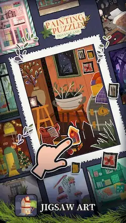 Скачать Painting puzzle : Jigsaw game [Взлом Бесконечные деньги и МОД Меню] версия 0.3.8 на Андроид