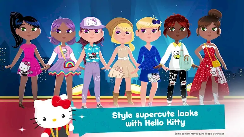 Скачать Hello Kitty Fashion Star [Взлом Много денег и МОД Меню] версия 2.2.1 на Андроид