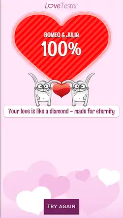 Скачать Love Tester - Find Real Love [Взлом Много денег и МОД Меню] версия 1.3.1 на Андроид