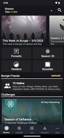 Скачать Destiny 2 Companion [Взлом на деньги и МОД Меню] версия 1.1.7 на Андроид