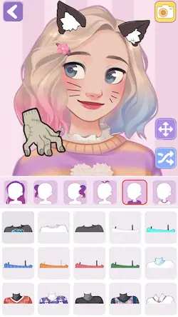 Скачать Vlinder Avatar Maker: dress up [Взлом Много монет и МОД Меню] версия 1.7.2 на Андроид