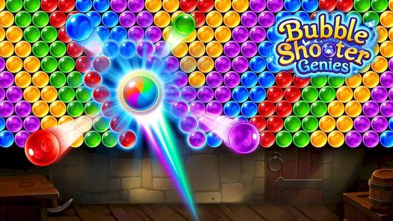 Скачать Bubble Shooter Genies [Взлом на деньги и МОД Меню] версия 1.3.4 на Андроид