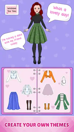 Скачать Paper Doll: Fashion Dress Up [Взлом на монеты и МОД Меню] версия 0.9.7 на Андроид
