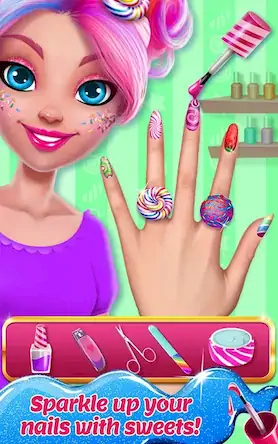Скачать Candy Makeup Beauty Game [Взлом Бесконечные деньги и МОД Меню] версия 1.6.1 на Андроид