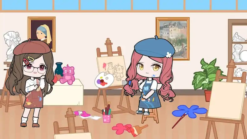 Скачать YOYO Doll School life: Dressup [Взлом Бесконечные деньги и МОД Меню] версия 1.6.5 на Андроид