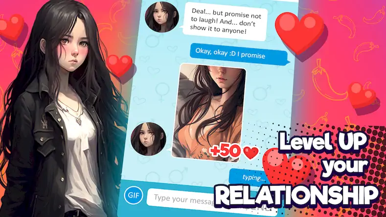 Скачать Anime Girlfriend - AI Chat [Взлом Много монет и МОД Меню] версия 2.5.1 на Андроид