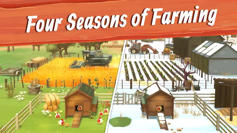 Скачать Big Farm: Mobile Harvest [Взлом Бесконечные деньги и МОД Меню] версия 0.1.3 на Андроид