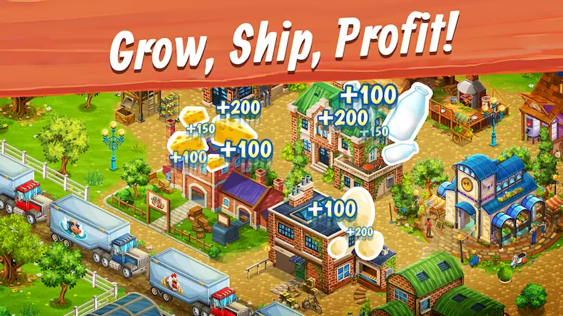 Скачать Big Farm: Mobile Harvest [Взлом Бесконечные деньги и МОД Меню] версия 0.1.3 на Андроид