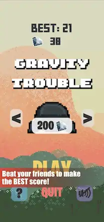 Скачать Gravity Trouble [Взлом на деньги и МОД Меню] версия 1.7.5 на Андроид