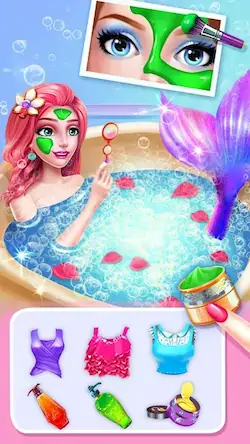 Скачать Mermaid Makeup Salon [Взлом Много денег и МОД Меню] версия 1.7.2 на Андроид