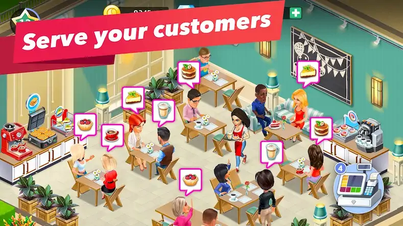 Скачать My Cafe — Restaurant Game [Взлом Бесконечные деньги и МОД Меню] версия 1.7.4 на Андроид