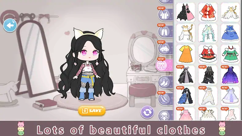 Скачать YOYO Doll: Gacha Dress Up Game [Взлом Много денег и МОД Меню] версия 0.7.1 на Андроид