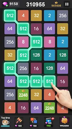 Скачать 2248-2048 puzzle games [Взлом Много монет и МОД Меню] версия 2.5.6 на Андроид