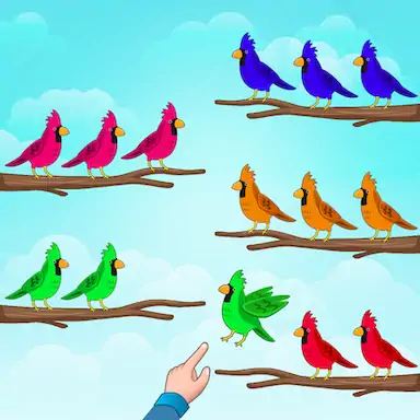 Скачать Bird Sort Color Puzzle Game 3D [Взлом на деньги и МОД Меню] версия 2.5.6 на Андроид
