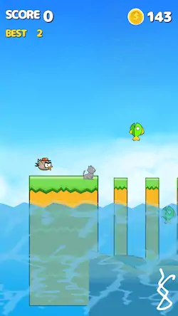 Скачать Jumping Cat [Взлом на монеты и МОД Меню] версия 0.7.1 на Андроид