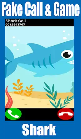 Скачать Fake Call Shark Game [Взлом Много денег и МОД Меню] версия 1.2.1 на Андроид