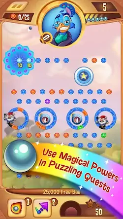 Скачать Peggle Blast [Взлом Бесконечные монеты и МОД Меню] версия 2.2.7 на Андроид