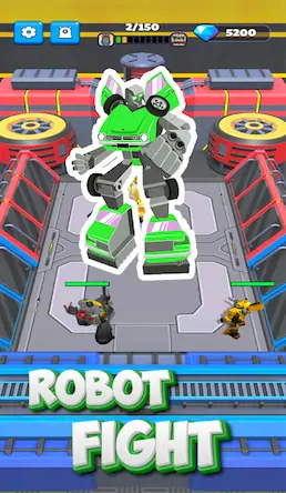 Скачать Merge Robot - Battle Transform [Взлом Много денег и МОД Меню] версия 0.2.5 на Андроид