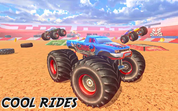 Скачать Monster Truck : Dirt Stunts [Взлом на монеты и МОД Меню] версия 1.3.3 на Андроид