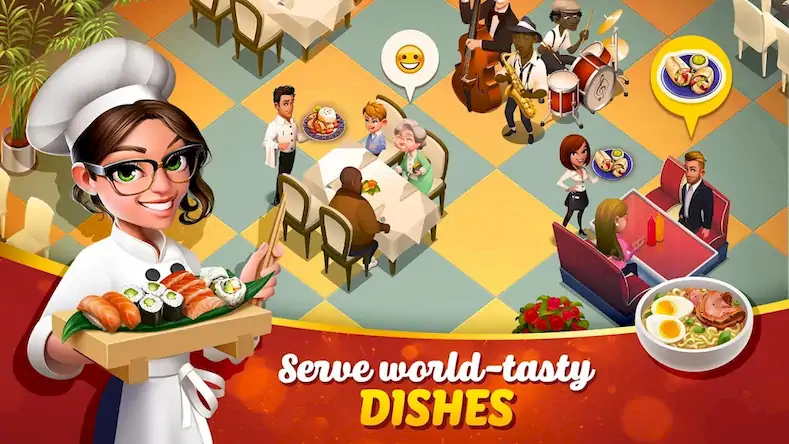 Скачать Tasty Town [Взлом Бесконечные монеты и МОД Меню] версия 1.6.8 на Андроид