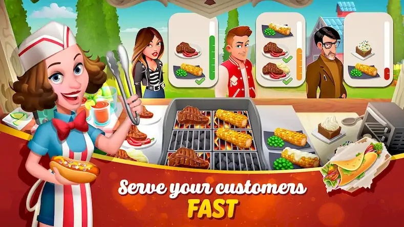 Скачать Tasty Town [Взлом Бесконечные монеты и МОД Меню] версия 1.6.8 на Андроид