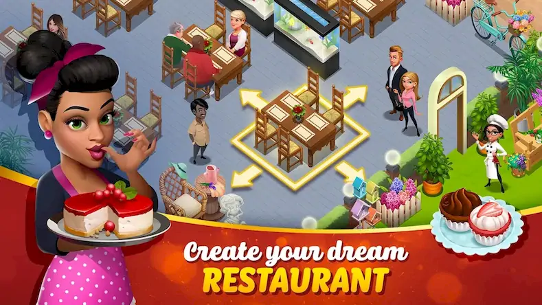 Скачать Tasty Town [Взлом Бесконечные монеты и МОД Меню] версия 1.6.8 на Андроид