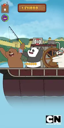 Скачать We Bare Bears: Crazy Fishing [Взлом Бесконечные монеты и МОД Меню] версия 0.4.8 на Андроид