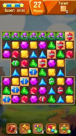 Скачать Jewels Original - Match 3 Game [Взлом Бесконечные монеты и МОД Меню] версия 2.4.5 на Андроид