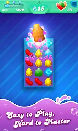 Скачать Candy Crush Soda Saga [Взлом на деньги и МОД Меню] версия 1.7.4 на Андроид