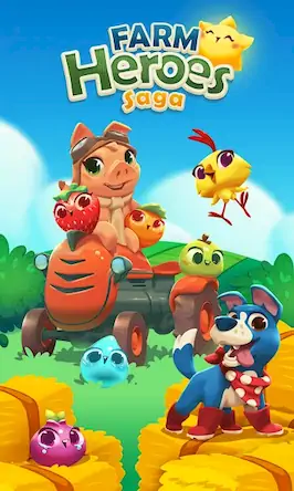 Скачать Farm Heroes Saga [Взлом Много монет и МОД Меню] версия 1.1.3 на Андроид