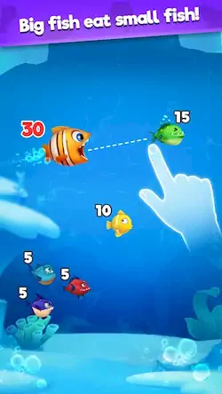 Скачать Fish Go.io - Be the fish king [Взлом на деньги и МОД Меню] версия 0.7.5 на Андроид