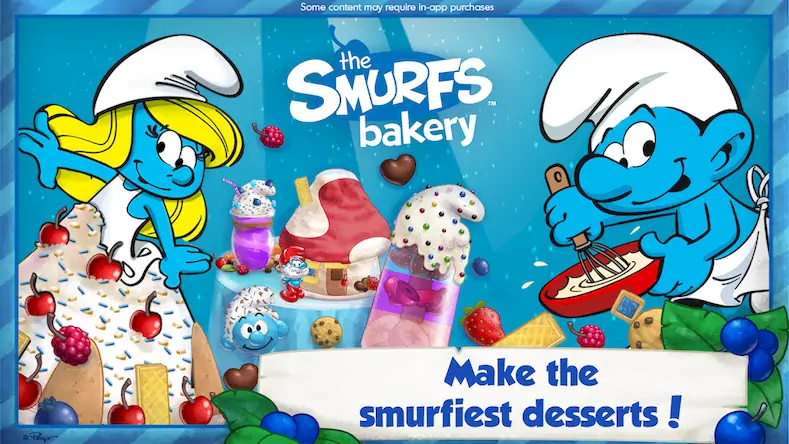 Скачать The Smurfs Bakery [Взлом Бесконечные деньги и МОД Меню] версия 0.4.3 на Андроид