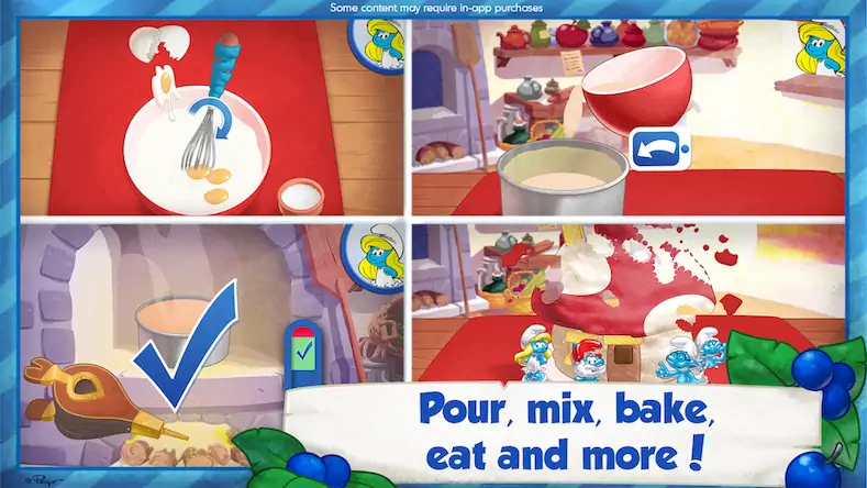 Скачать The Smurfs Bakery [Взлом Бесконечные деньги и МОД Меню] версия 0.4.3 на Андроид