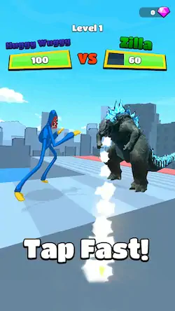 Скачать Kaiju Run - Dzilla Enemies [Взлом Много денег и МОД Меню] версия 1.8.5 на Андроид