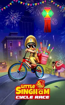 Скачать Little Singham Cycle Race [Взлом Бесконечные монеты и МОД Меню] версия 0.5.6 на Андроид