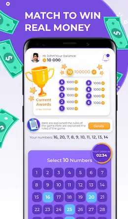 Скачать Make money with Lucky Numbers [Взлом на монеты и МОД Меню] версия 0.8.6 на Андроид