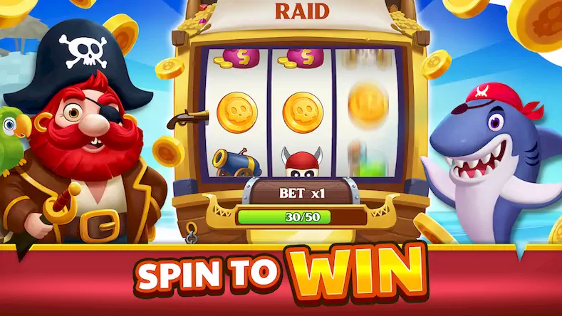 Скачать Pirate Master: Spin Coin Games [Взлом Бесконечные монеты и МОД Меню] версия 1.1.2 на Андроид