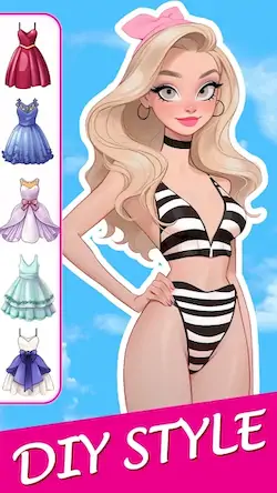 Скачать Doll Makeover: dress up games [Взлом Много монет и МОД Меню] версия 1.5.5 на Андроид