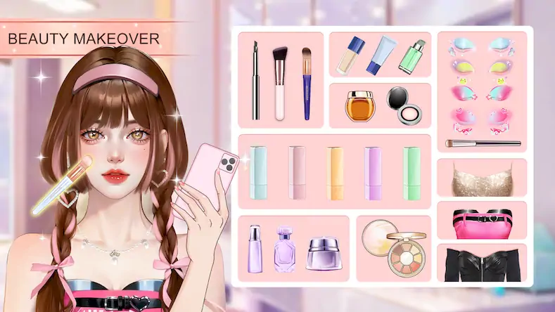 Скачать Beauty Makeover - Makeup Games [Взлом Много монет и МОД Меню] версия 2.8.2 на Андроид