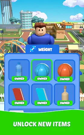 Скачать Giant Lift Heroes Idle Workout [Взлом на деньги и МОД Меню] версия 1.4.9 на Андроид