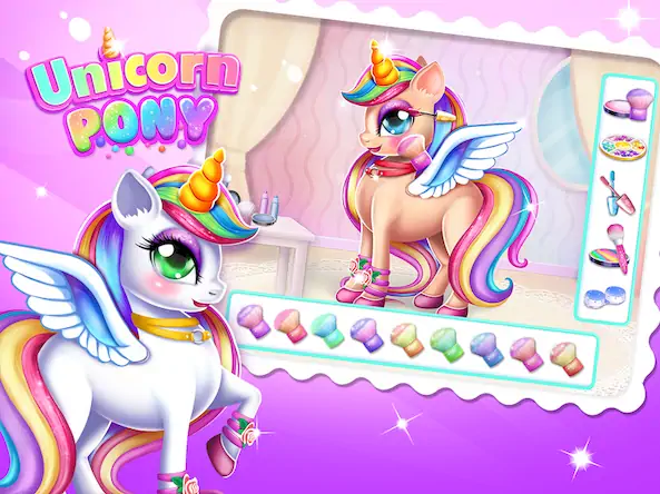 Скачать Unicorn Dress up Girls Game [Взлом на монеты и МОД Меню] версия 0.8.2 на Андроид