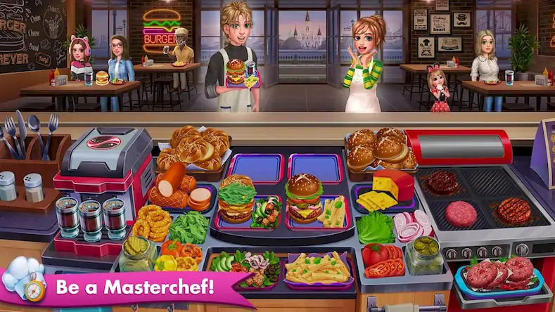 Скачать Cooking Channel: A Chef's Game [Взлом Много монет и МОД Меню] версия 1.9.5 на Андроид