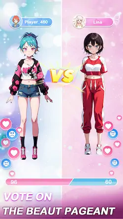 Скачать Anime Dress Up Games Moe Girls [Взлом на монеты и МОД Меню] версия 0.9.3 на Андроид