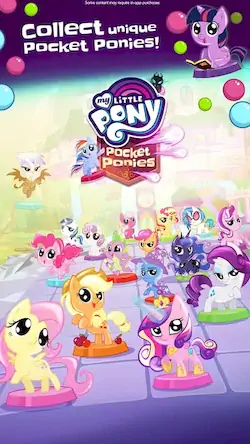 Скачать My Little Pony Pocket Ponies [Взлом Много денег и МОД Меню] версия 2.1.4 на Андроид